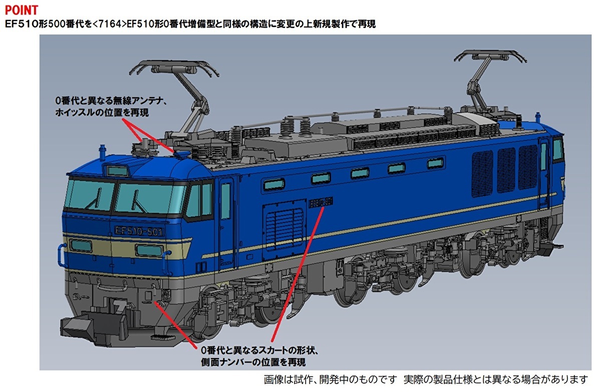 トミックス 7183 EF510-500形 JR貨物仕様・銀色 Nゲージ | 鉄道模型