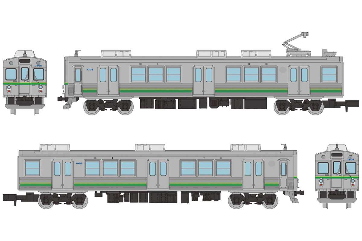 ポポンデッタ 6074 南海30000系未更新車特急 こうや 愛称幕交換後4両
