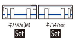 トミックス 98049 キハ47-0形「九州色・ベンチレーターなし」セット 2