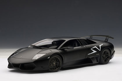 1/18 ランボルギーニ ムルシエラゴ LP670-4 SV (マット・ブラック