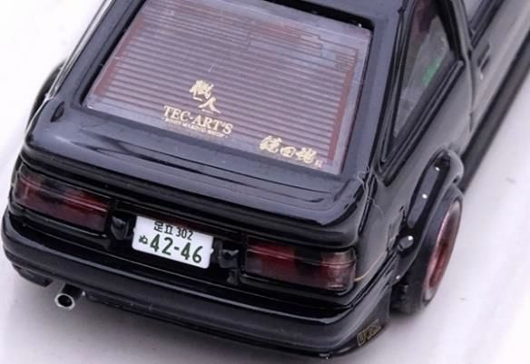 INNO MODELS 1/64 スプリンター トレノ AE86 ブラック Limited Tuned