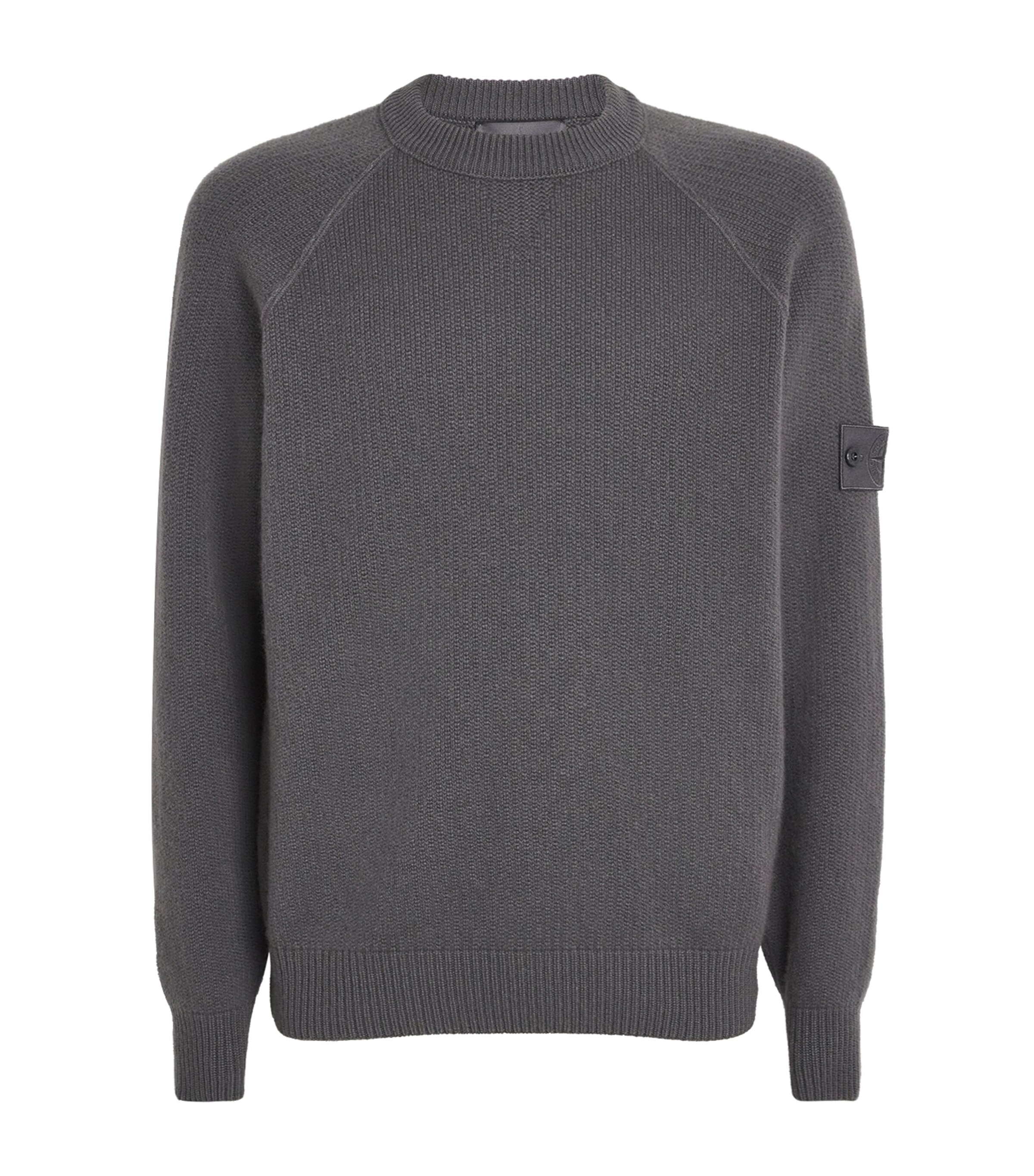 Stone Island Grey GHOST PIECE Cashmere Crew-Neck Sweater | Harrods US