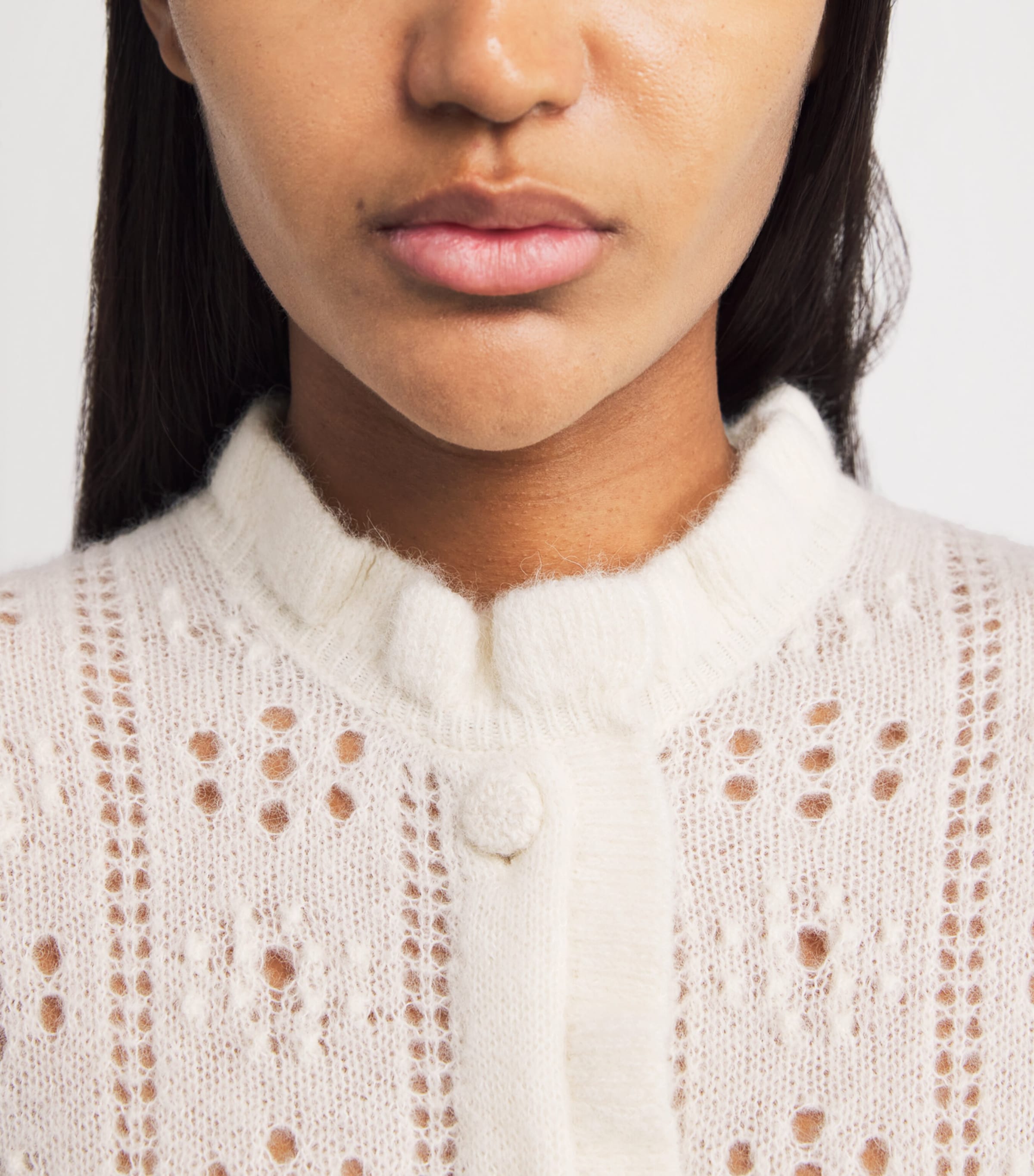DÔEN Ivory Alpaca-Blend Claudie Cardigan | Harrods US