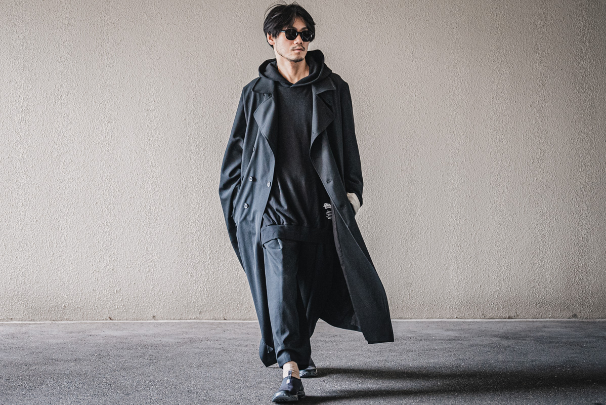 ヨウジヤマモト 2021-22AW ギャバジンライトマントコート | HUES 福岡