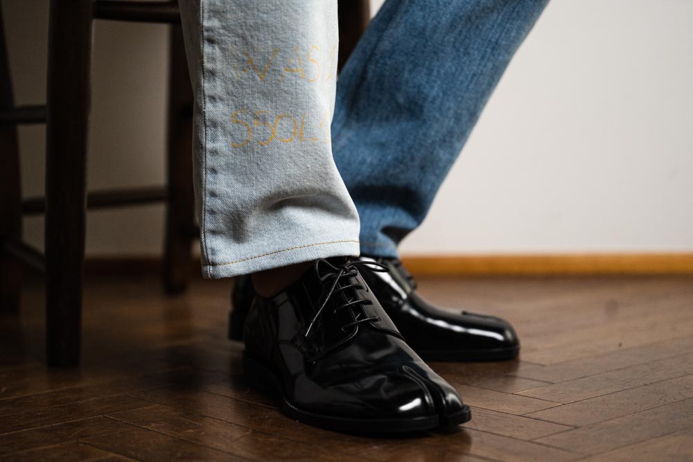 メゾンマルジェラのタビ レースアップシューズ | HUES 福岡セレクト