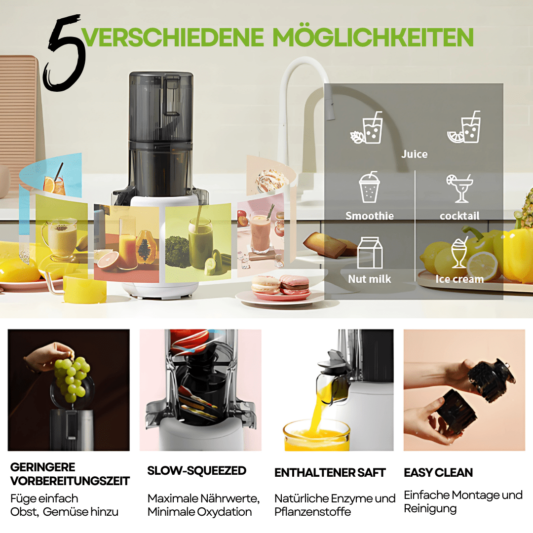 HUROM H310A Slow Juicer white | Compact & Easy Clean – Hurom