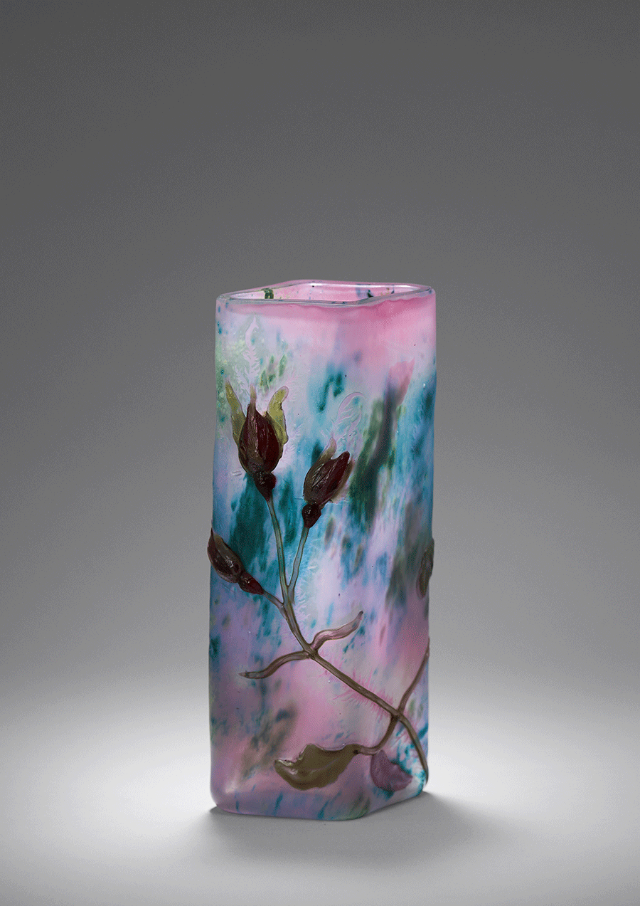 花器「フランスの薔薇」｜コレクション｜飛驒高山美術館 Hida Takayama