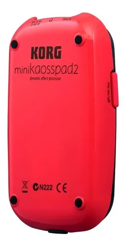 Módulo Korg Mini Kaoss Pad 2 Mini-kp2 P/ Dj Preto E Vermelho 0