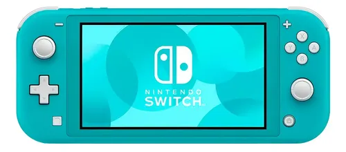 Nintendo Switch Lite 32gb Standard Cor Azul Turquesa Tela De 5,5