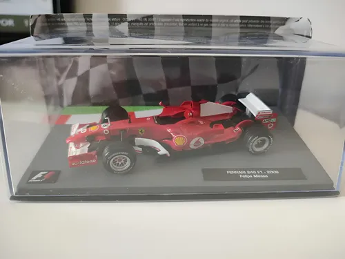 Miniatura Ferrari F2006 - 2006 - Felipe Massa Escala 1:43 Vermelho