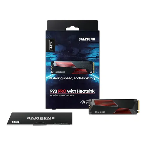 Ssd Samsung 990 Pro 4tb Heatsink Dissipador De Calor Pcie 4.0 X4