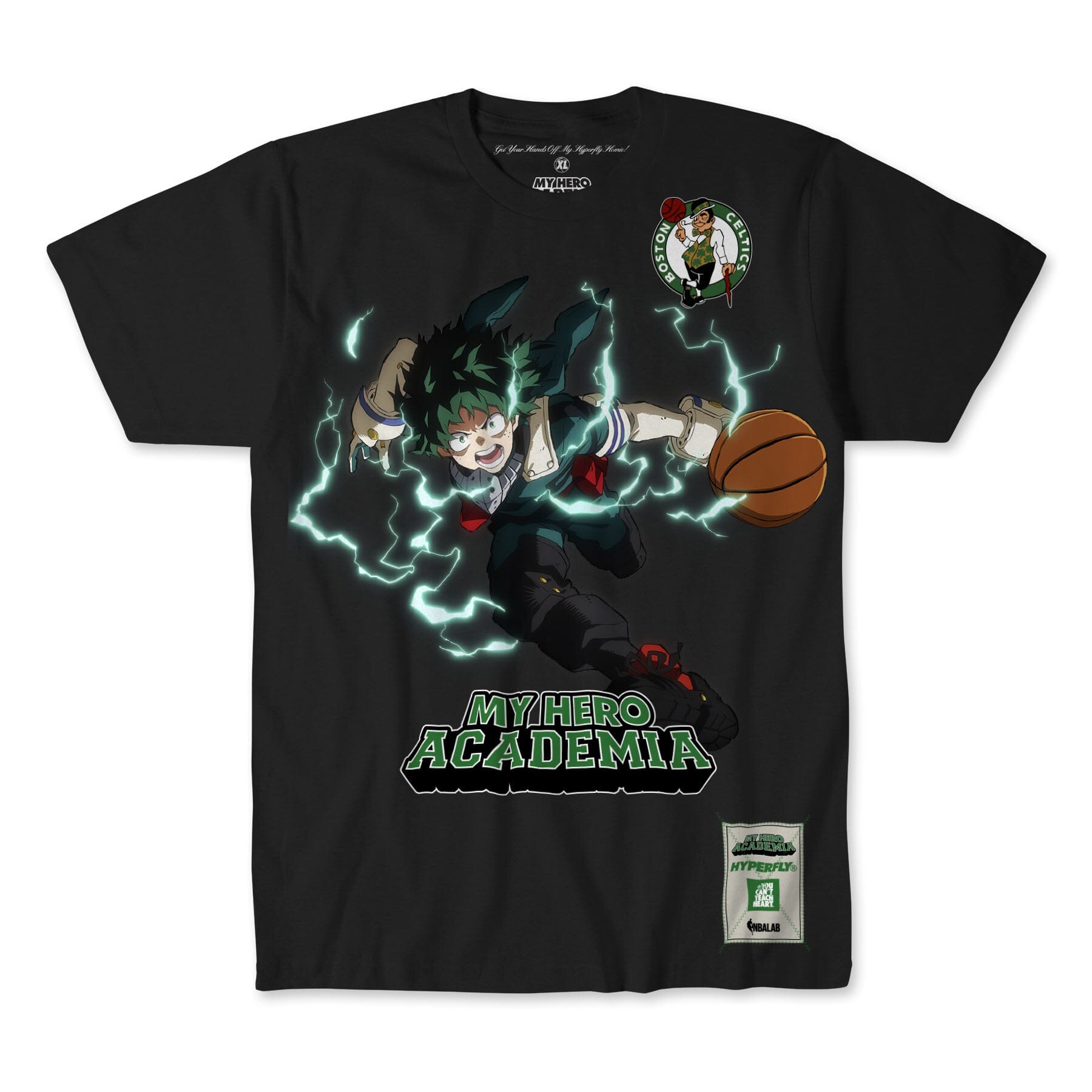 Hyperfly + NBA + My Hero Academia Tee Celtics