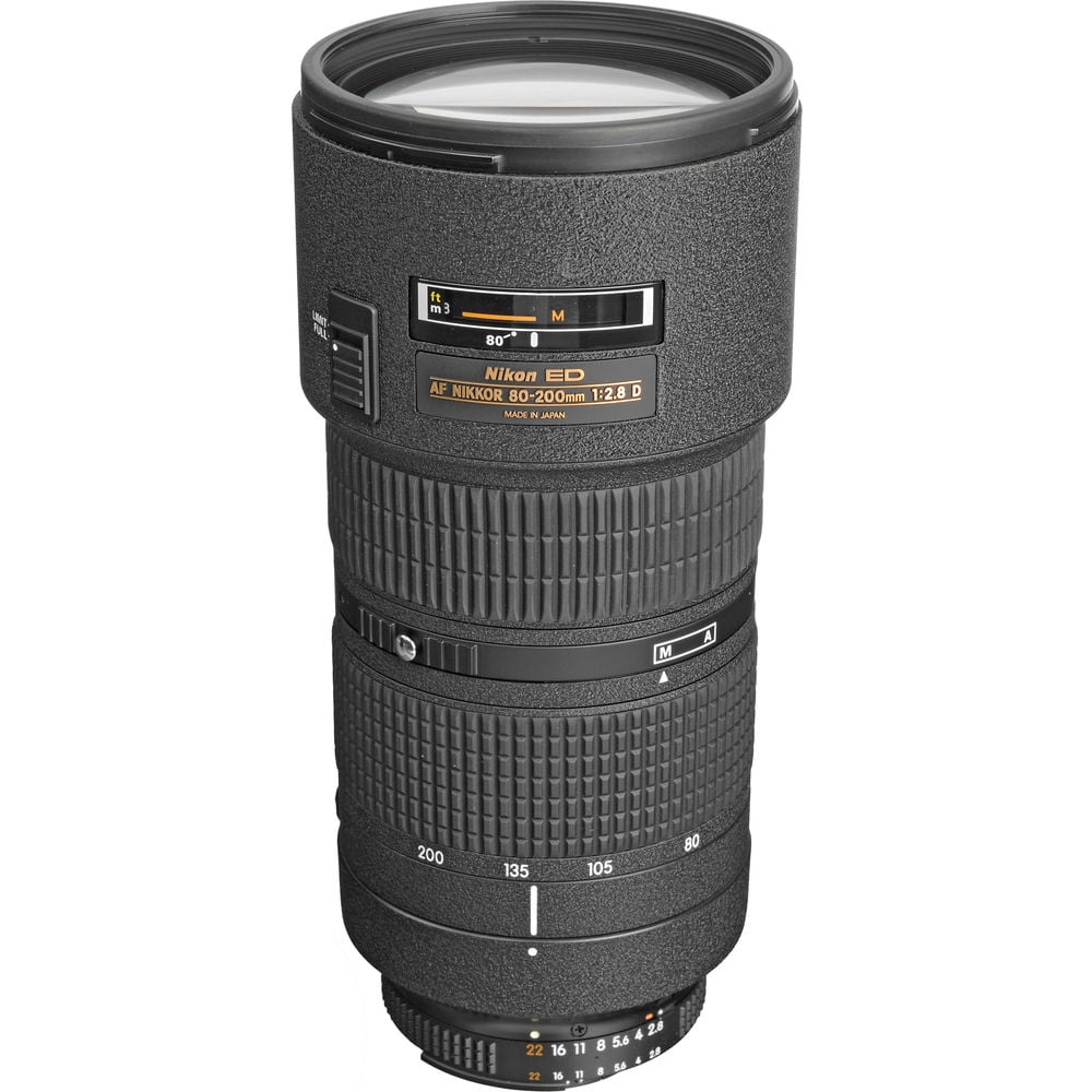 Nikon AF FX NIKKOR 80-200mm f/2.8D ED Zoom Lens with Auto Focus