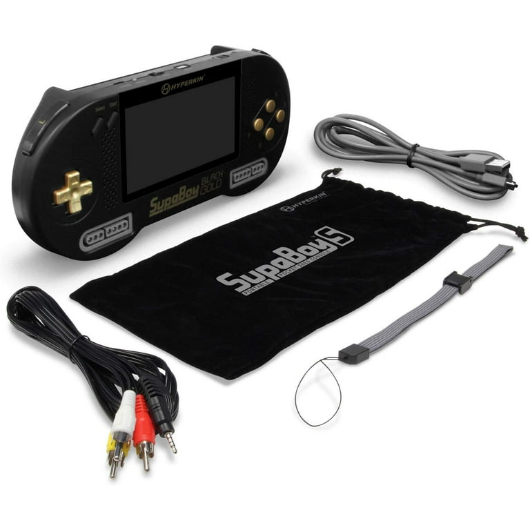 Hyperkin SupaBoy Blackgold Portable Pocket Handheld Console for