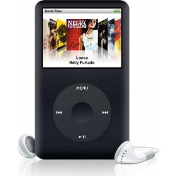 Rerfubished Apple 6th Generation iPod Classic 80GB Black, MP3