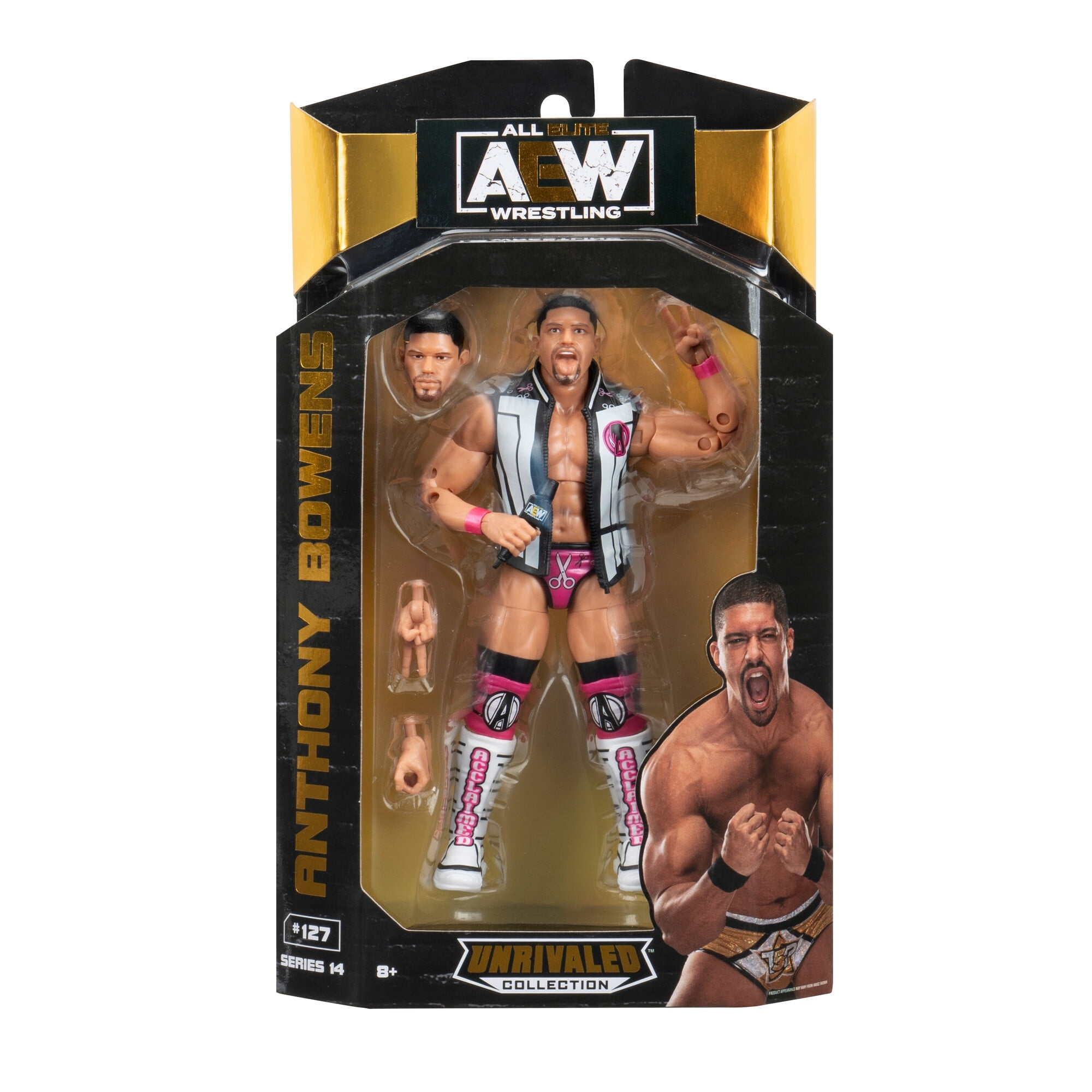 AEW Unrivaled Supreme Sting - 6 inch Figure with Alternate Heads