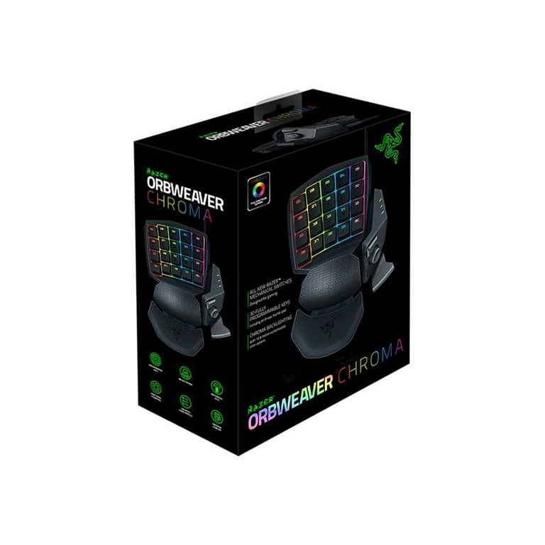 Razer Orbweaver Chroma: 30 Progammable Keys - Adjustable Hand