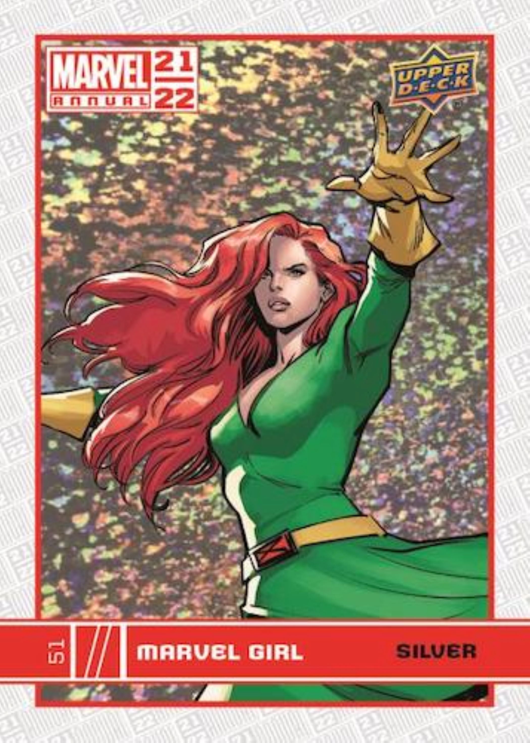 2021-22 Upper Deck Marvel Annual Trading Card Superhero Fantasy