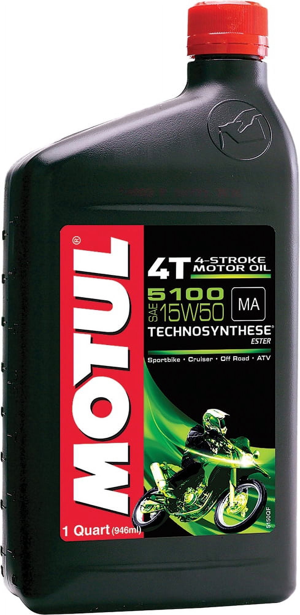 Motul 5100 Synthetic Blend 4-Stroke Motor Oil 15W-50 1 Liter