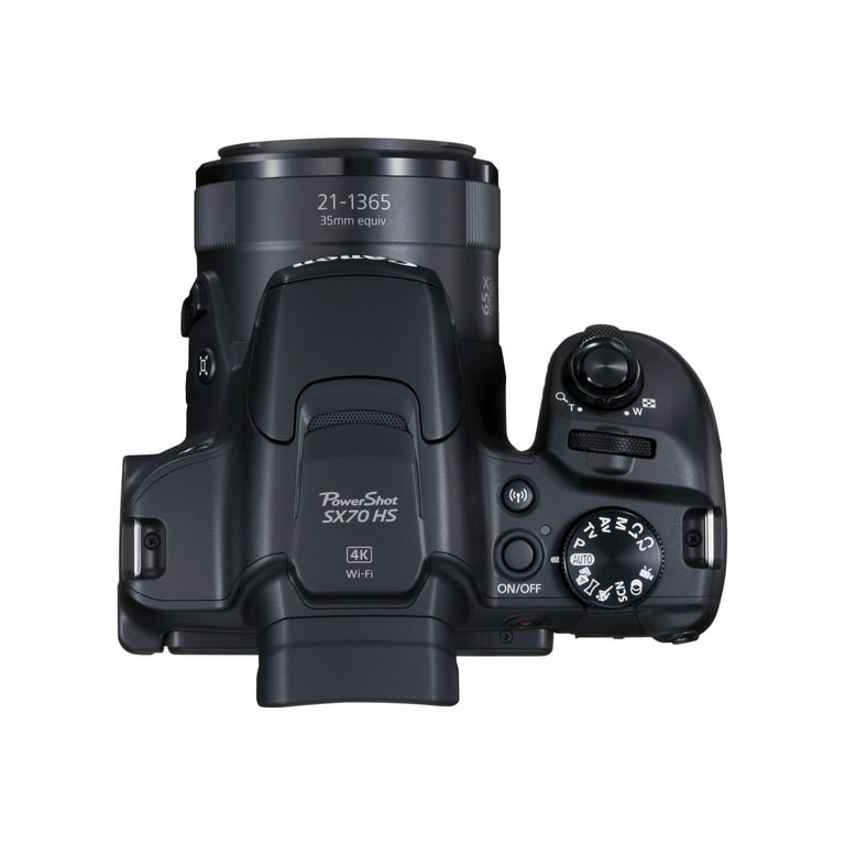 Canon PowerShot SX70 HS, Digital Camera, 20.3 MP, 4K Video, 65x