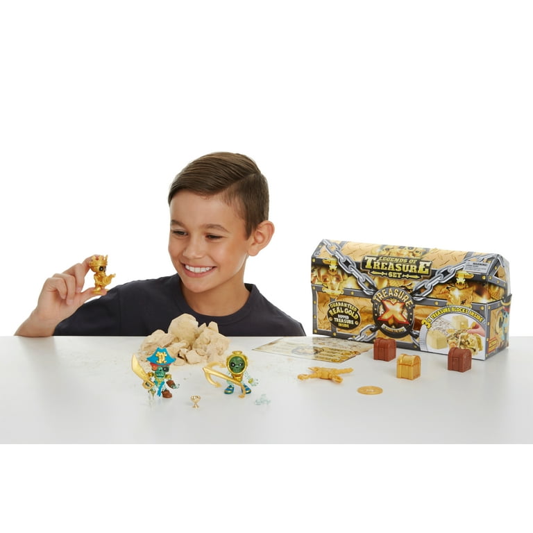 Treasure X Adventure Pack, 3-Pack Chest with Gold Dipped Treasure