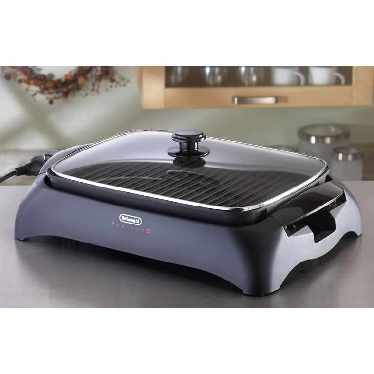 De'Longhi Electric Indoor BBQ Grill with Die-Cast Aluminum Non
