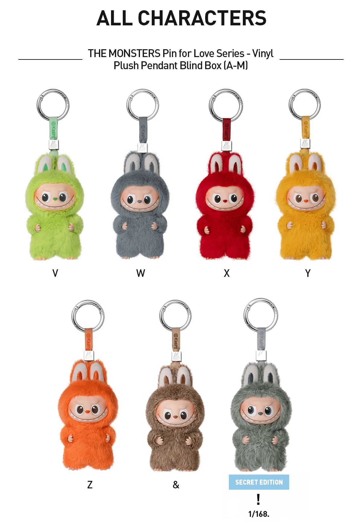 Pop Mart THE MONSTERS (Labubu) Pin for Love Series-Vinyl Plush