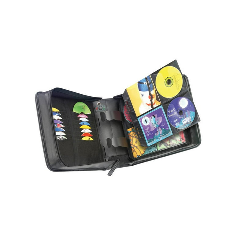 Case Logic 336 Capacity CD Wallet, Black with MOVEABLE BINDER DISC