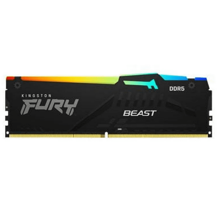 Kingston FURY Beast RGB 32GB DDR5 5600 (PC5 44800) Desktop Memory