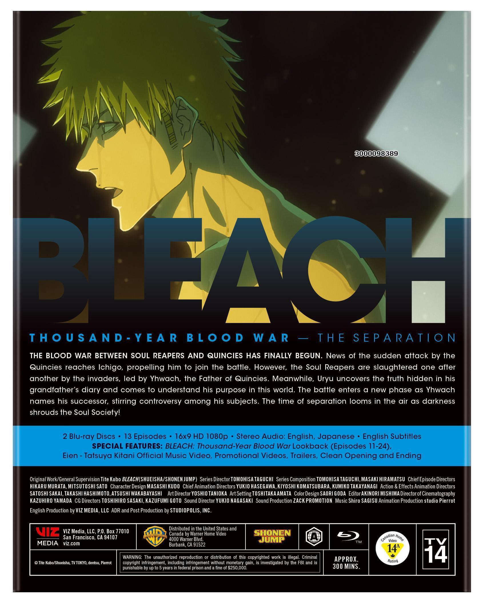 Bleach: Thousand-Year Blood War Part 2 (Blu-ray), Anime, VIZ Media