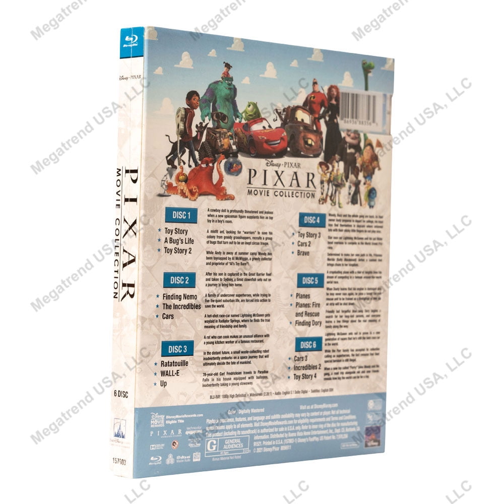 Disney - Pixar Movie Collection (Blu-ray) - Walmart.com