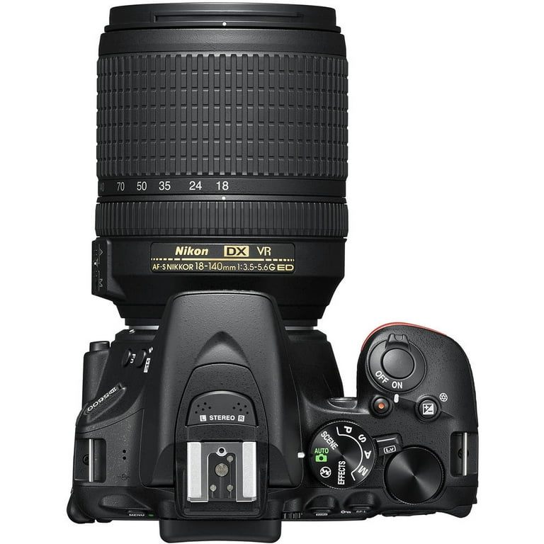 Nikon D5600 Compact DSLR Camera with 18-140mm VR Lens, 24.2MP