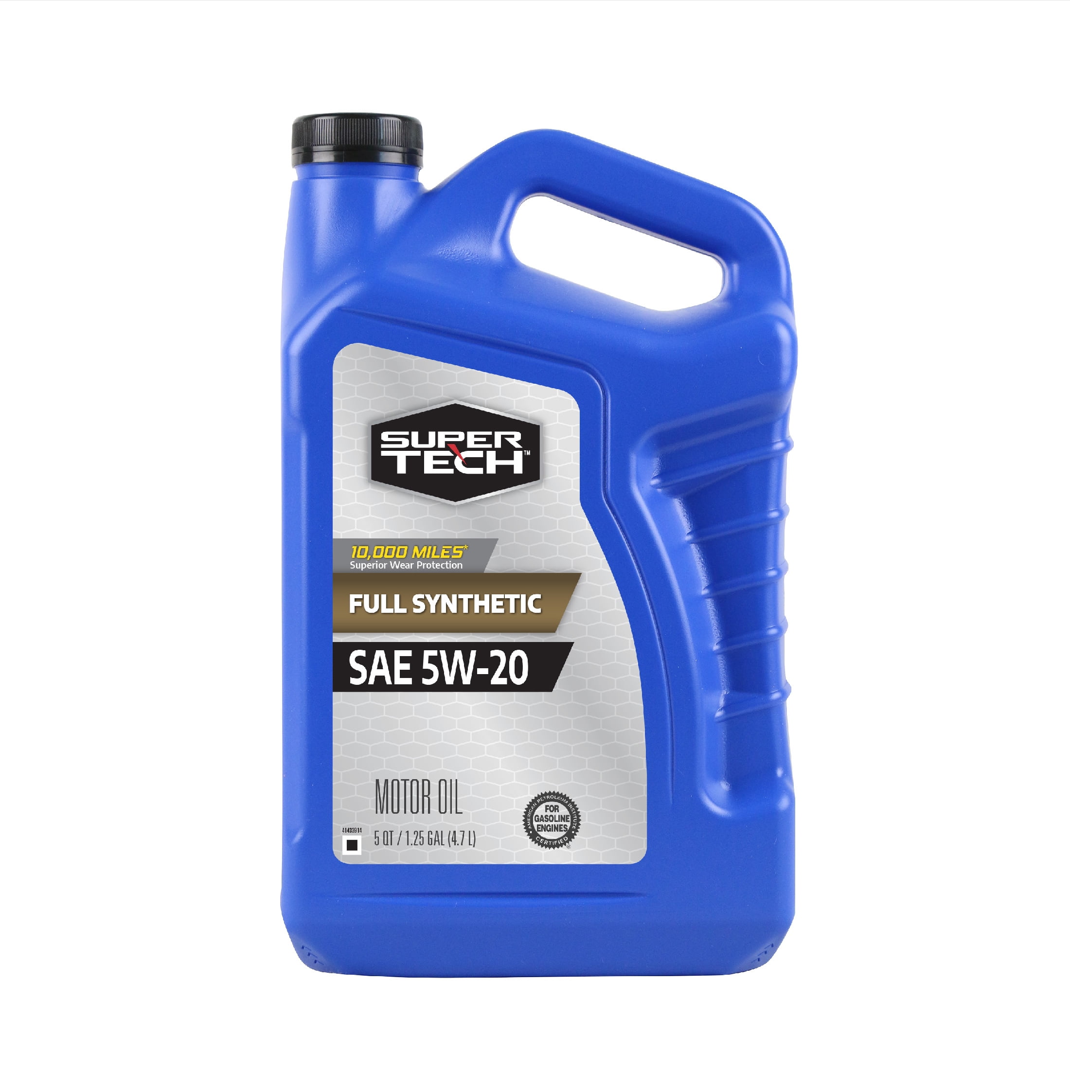 Super Tech High Mileage Synthetic SAE 5W-30 Motor Oil 5 Quarts for