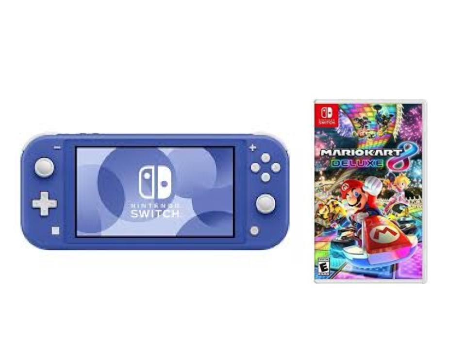 Nintendo Switch Lite Blue Edition with Mario + Rabbids Sparks of