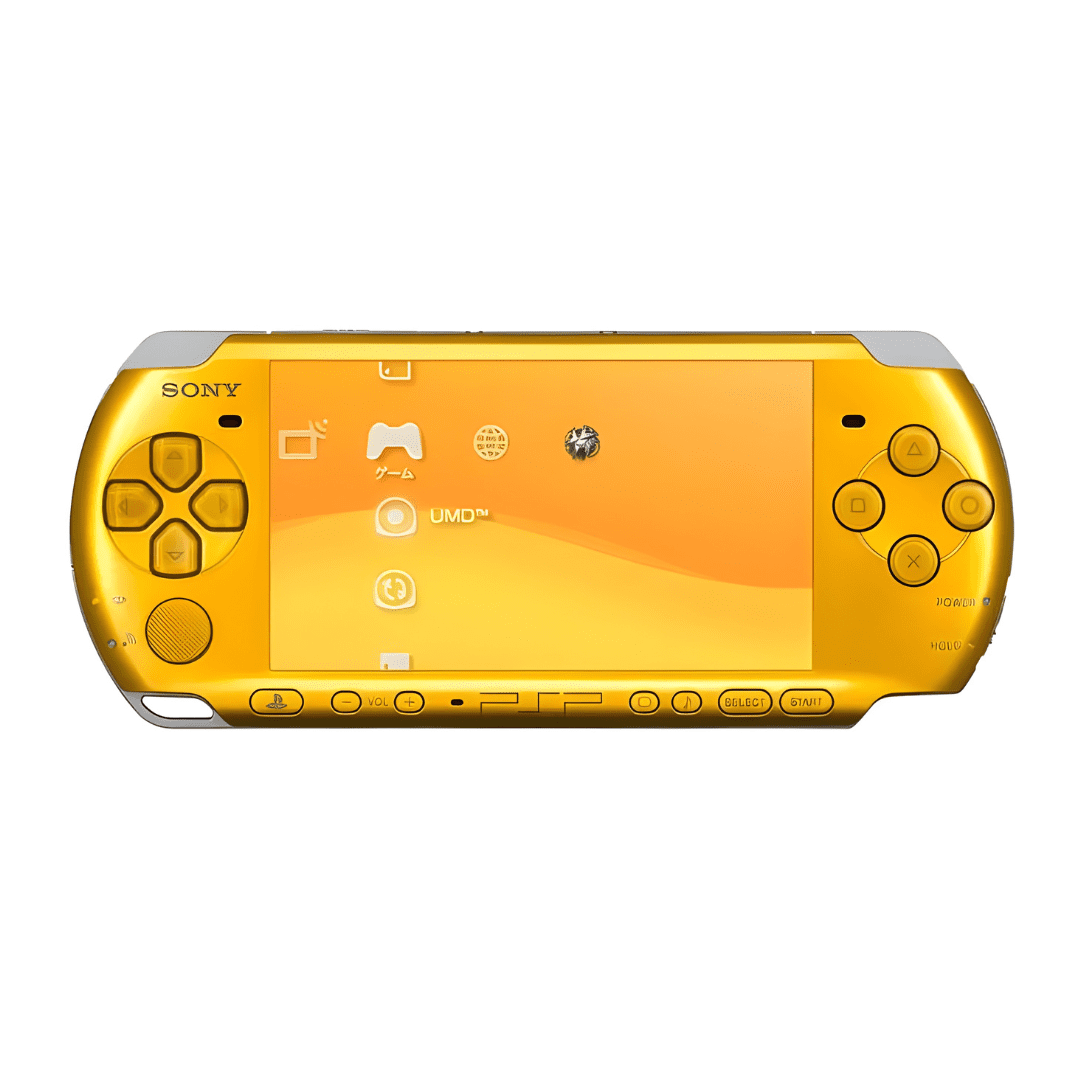 Sony - PSP 3000 Handheld Video Games Console - Yellow (Refurbished