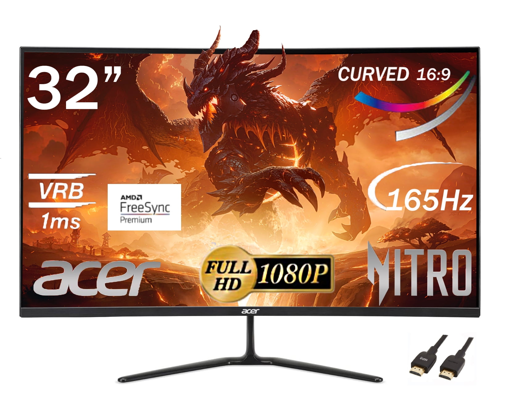 HP X32 QHD Gaming Monitor 31.5