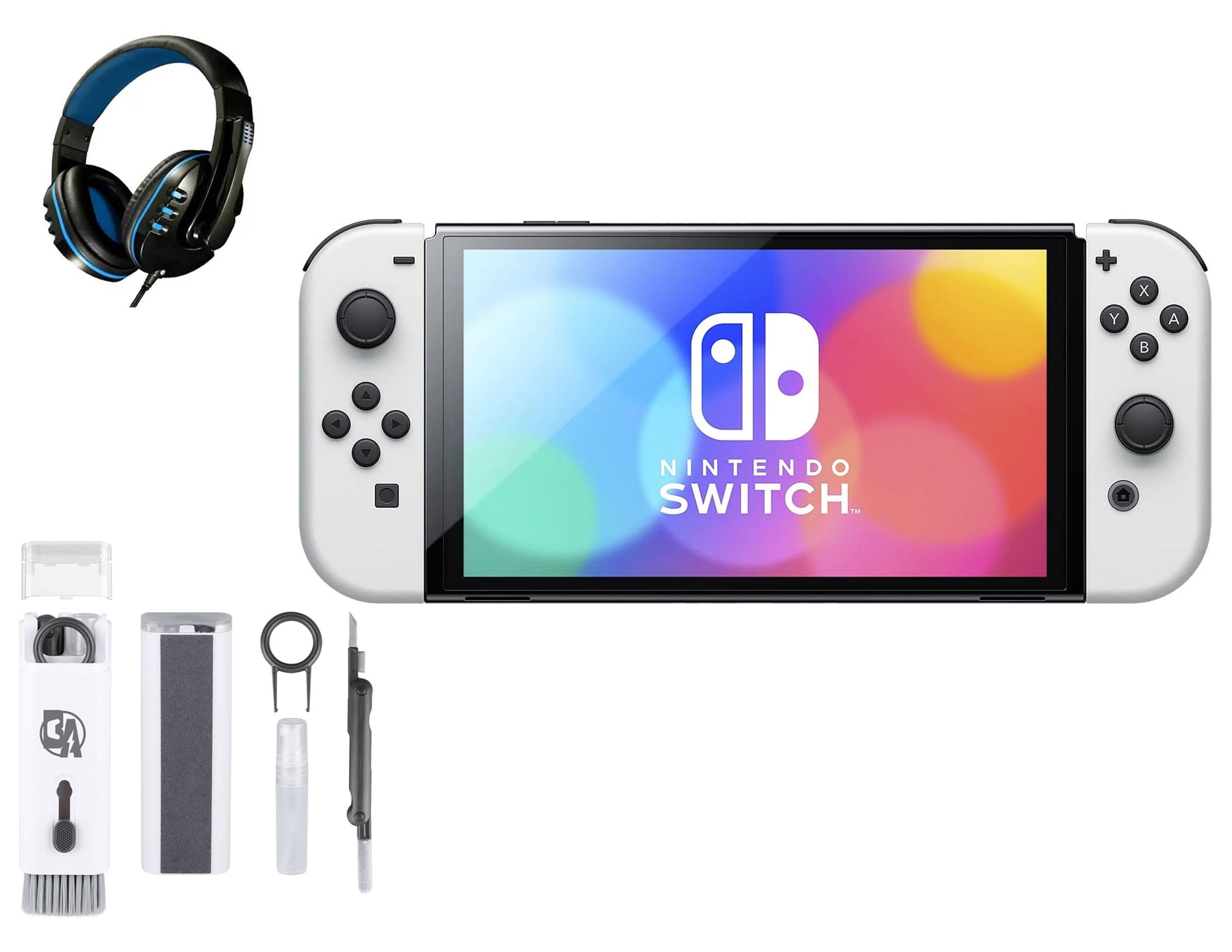 Pre-Owned Nintendo Switch OLED Model White Set with BOLT AXTION