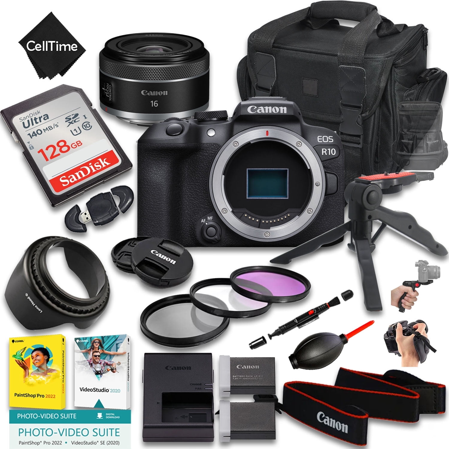 Canon EOS M200 Creator Kit - 24.1 MP, 4K Digital Camera with EF-M