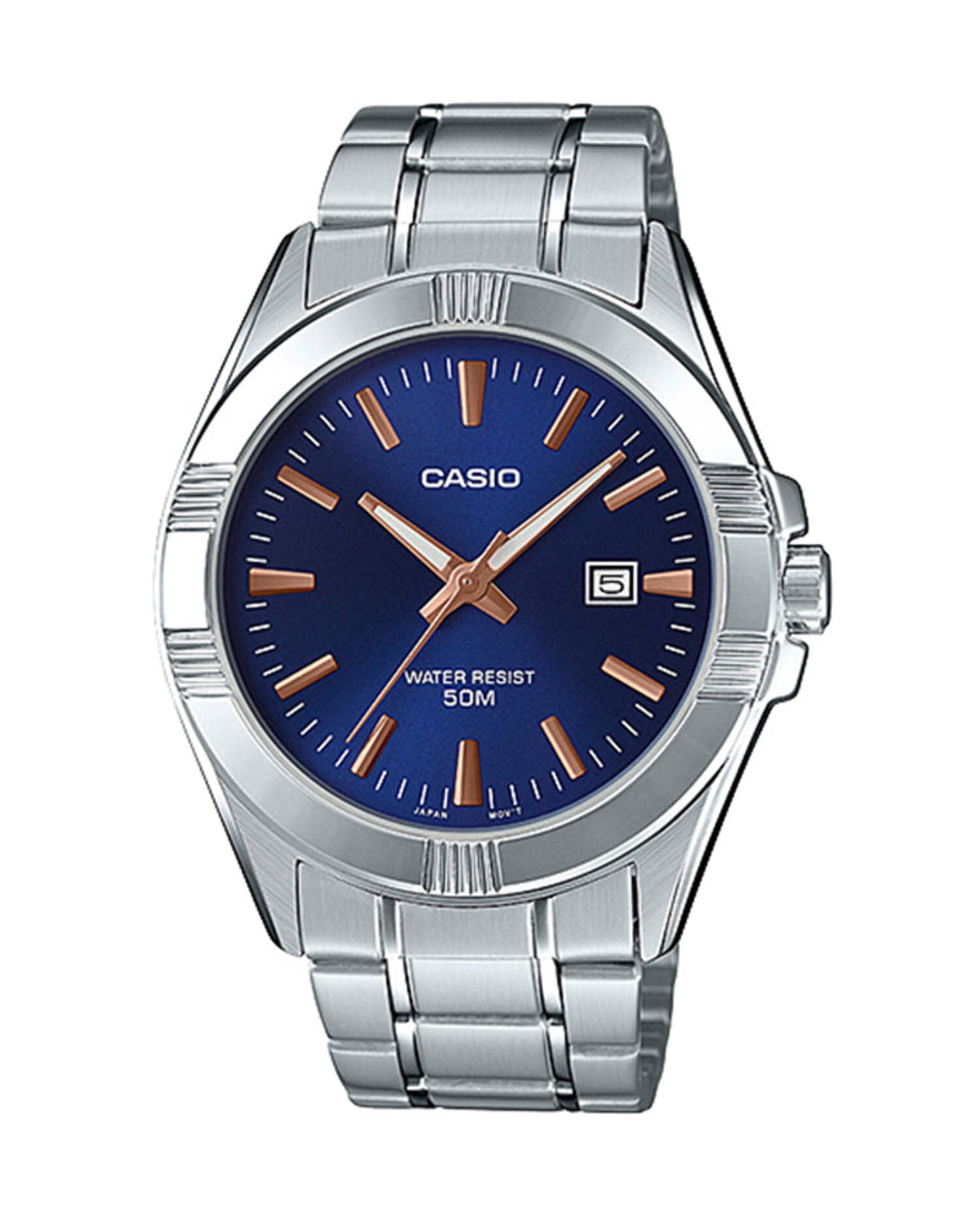 Casio MTP1308D-2AV Men's Standard Stainless Steel Blue Dial Analog