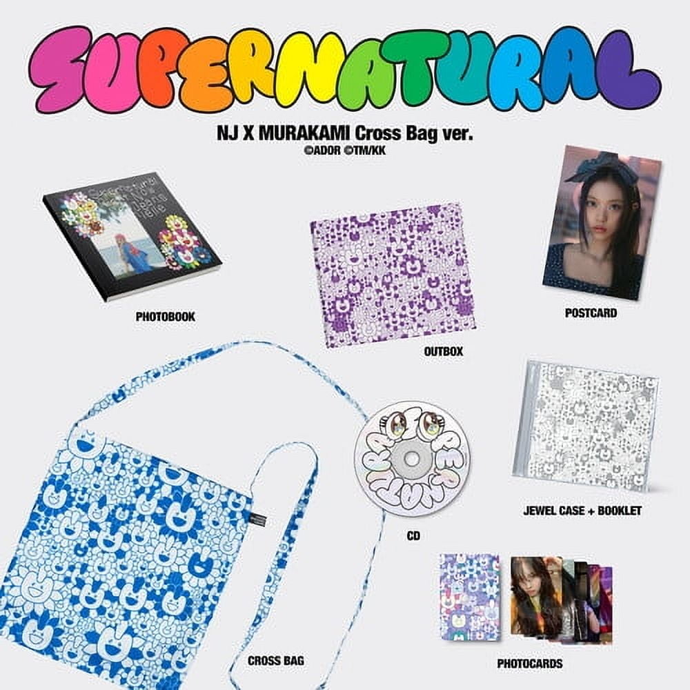 NewJeans - [Supernatural] Single Album NJ X MURAKAMI Cross Bag