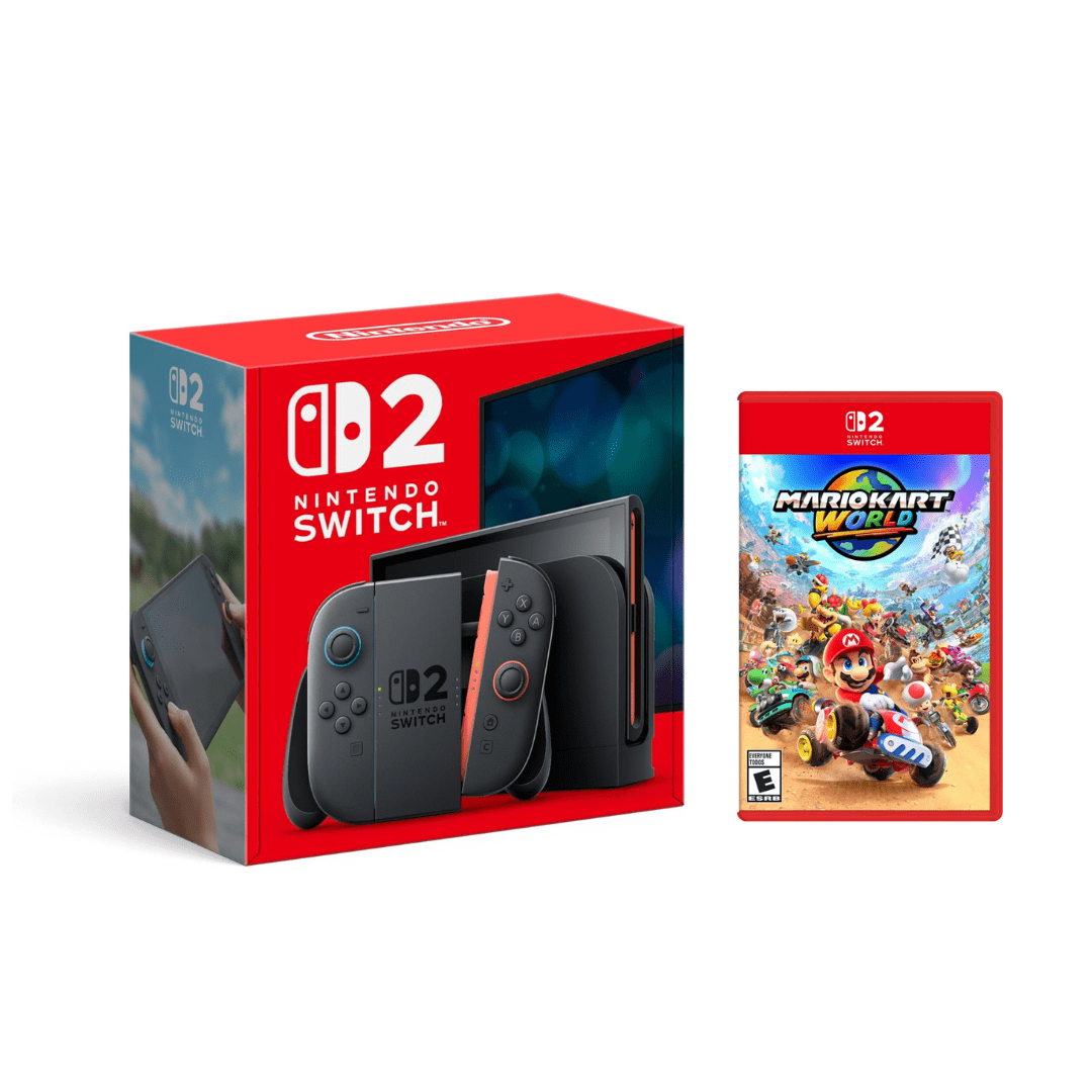 Nintendo Switch 2 Mario Kart World Bundle 256GB 7.9-Inch 1080P