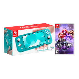Nintendo Switch Lite Gaming Console in Blue with Mario Kart 8