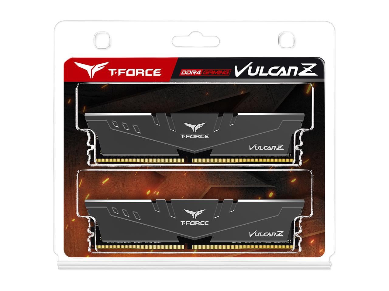 TEAMGROUP T-FORCE VULCAN Z DDR4 3200 Desktop Memory, 16GB, 2x8GB