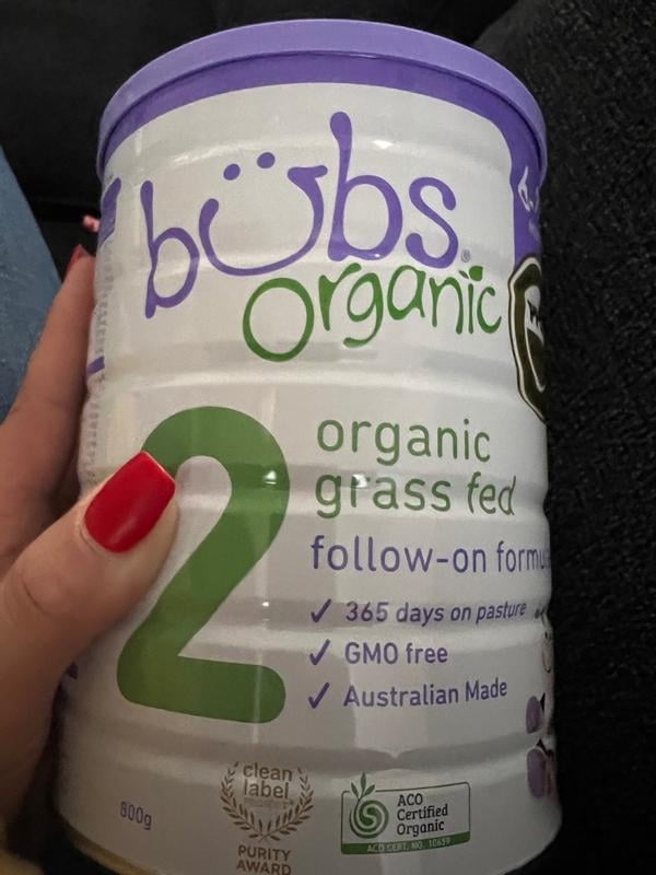 Customer reviews for Bubs Organic® Grass Fed Follow-on Formula
