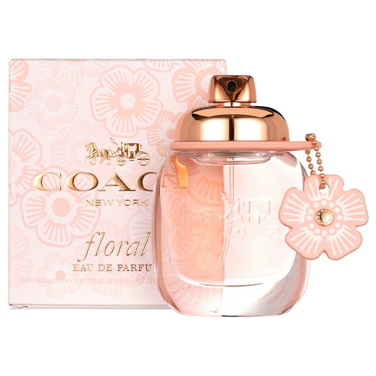Coach Floral Eau de Parfum, Rose Perfume Spray for Ladies, 1 Oz
