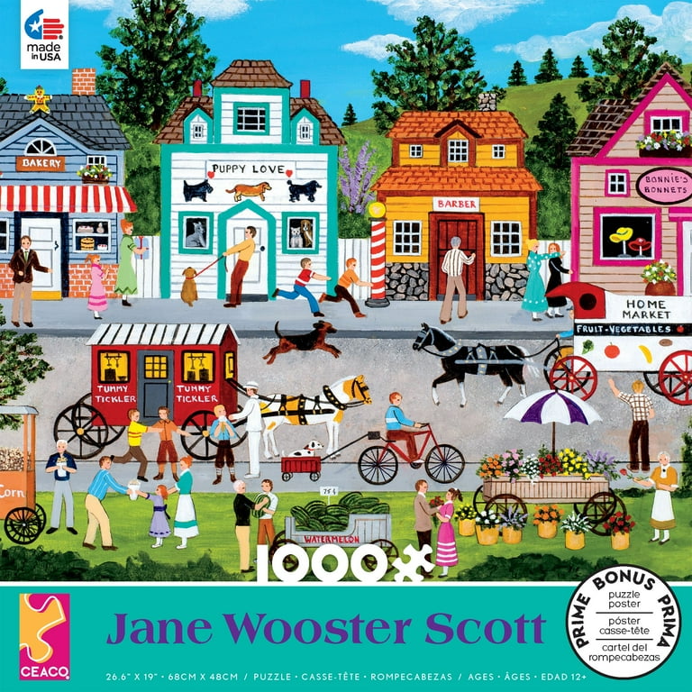Ceaco - Jane Wooster Scott - Happy Go Lucky - 1000 Piece Jigsaw
