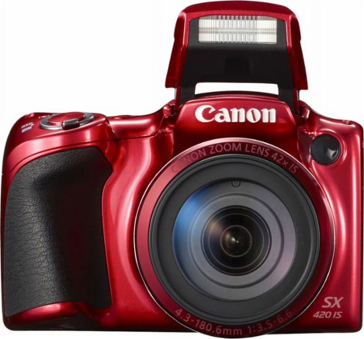 Canon PowerShot SX420 IS Digital Camera - Red - Walmart.com