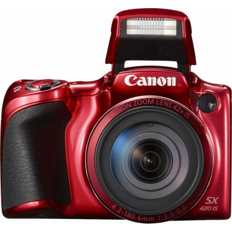 Canon PowerShot SX420 IS Digital Camera - Red - Walmart.com