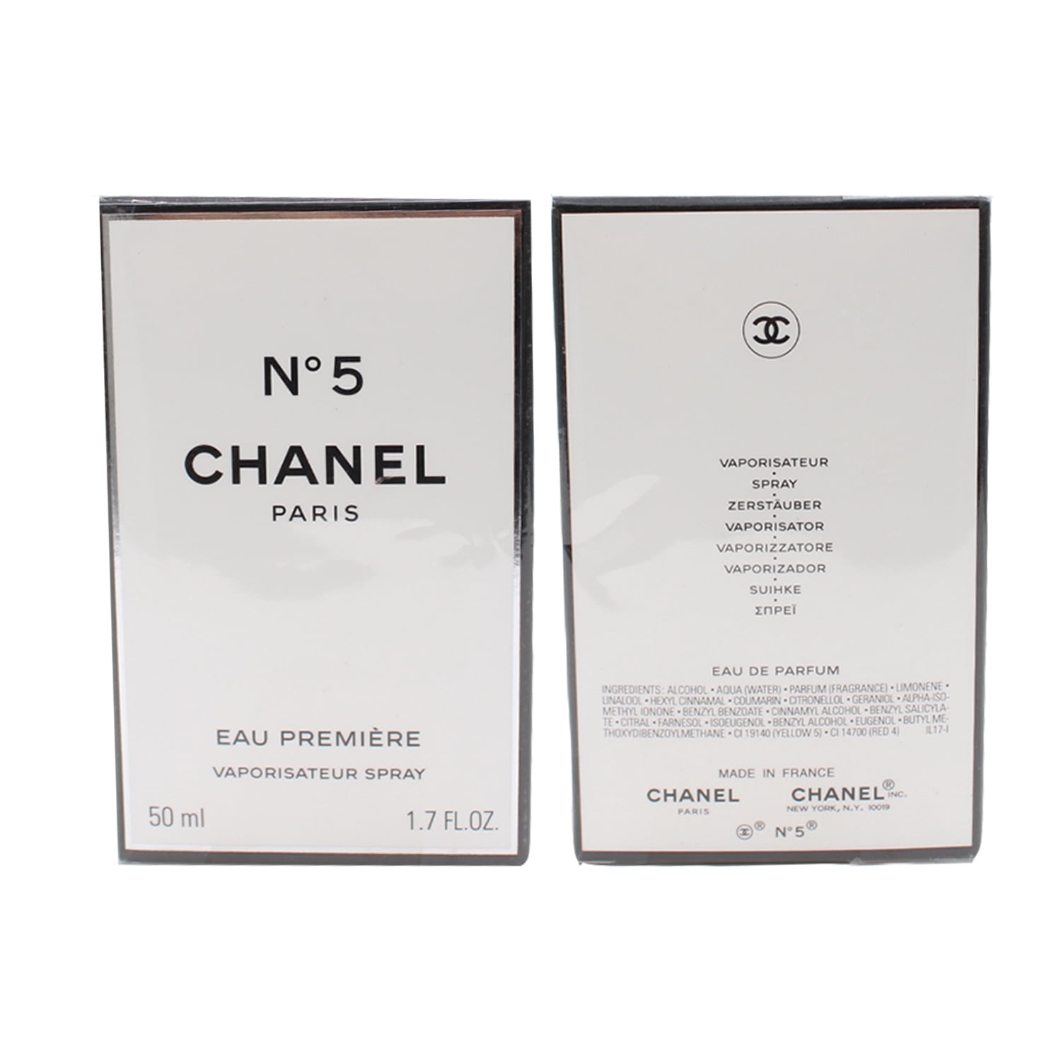 Chanel No 5 Eau Premiere Perfume, Vaporisateur Spray, 50 ml / 1.7