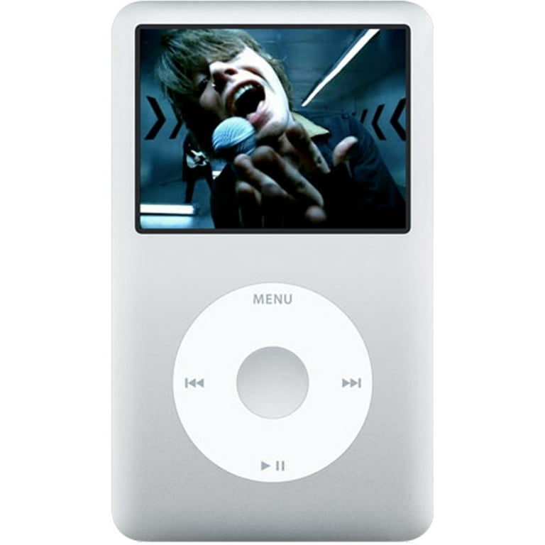 Apple iPod Classic 7th Generation, Silver, 160GB Storage, Up to 36